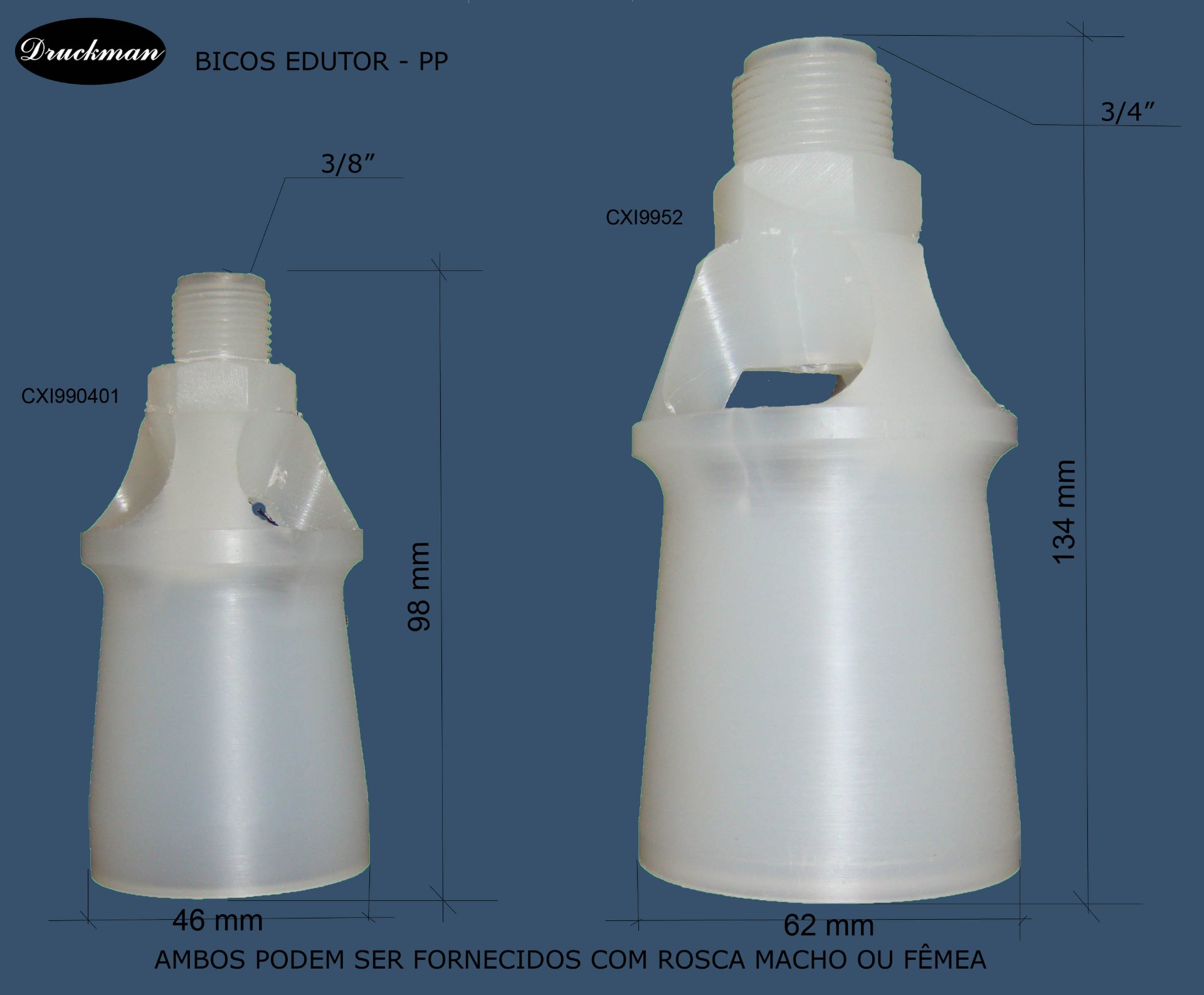 Bico Edutor - produto industrial DRUCKMAN - Imagem 2